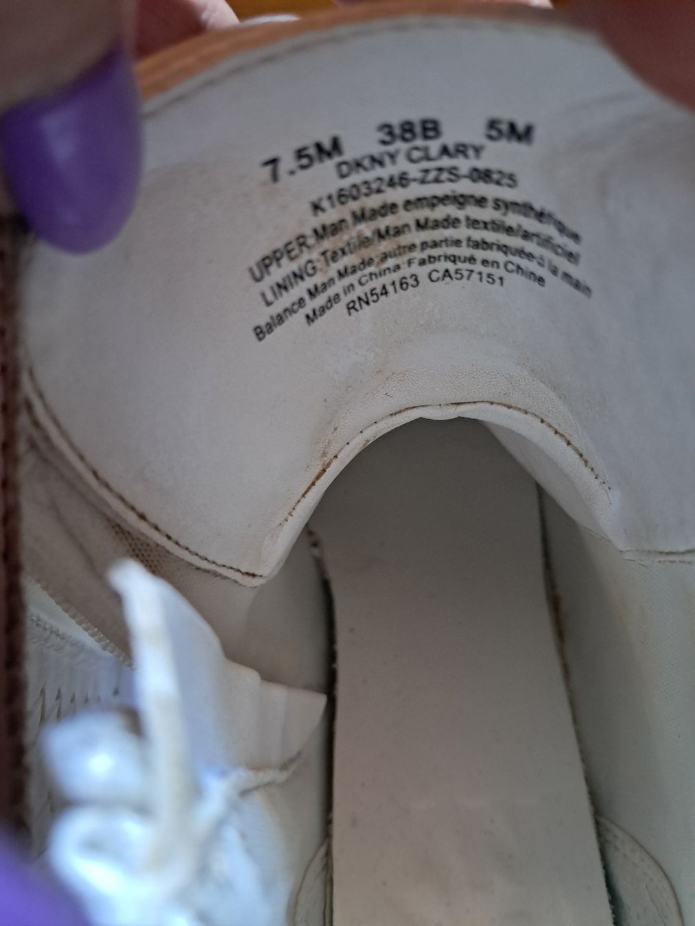 DKNY Scarpe da donna: DKNY Keilabsatz Snaeker 38 – Usato da Kefikon TG venduto da theratpack20 3