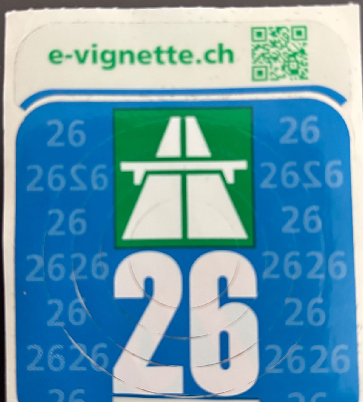 Autobahnvignetten: Autobahn Vignette 2026 Neu – Neu und originalverpackt aus Muttenz von Saali