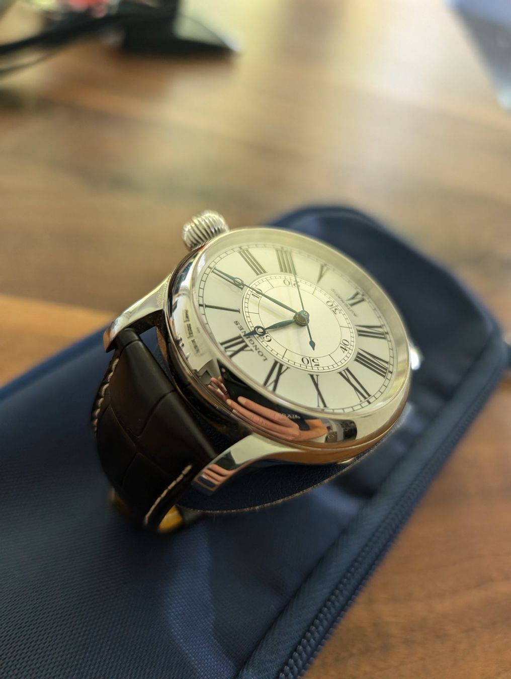 Longines Orologi: Longines Weems Second-Setting Watch – Usato da Meggen venduto da banduga 1