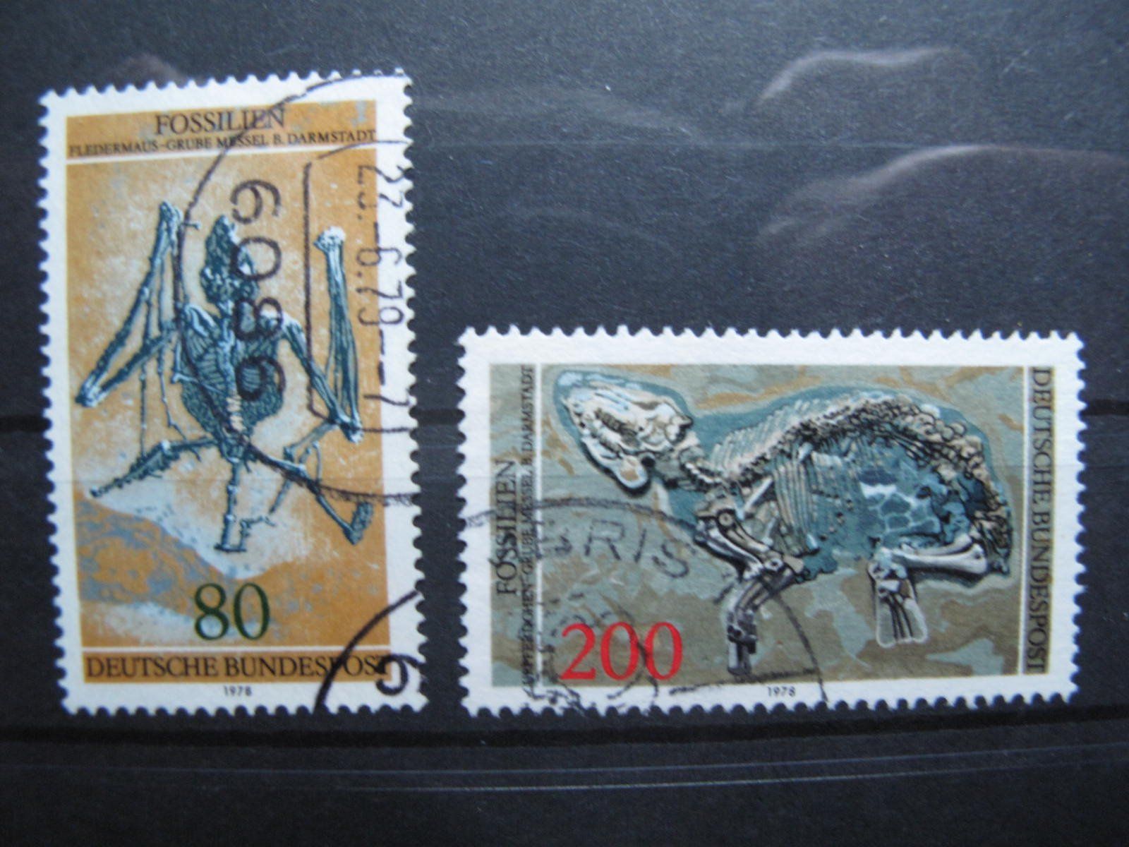 Alle Briefmarken: BRD 1978 Fossilien gest – Gebraucht aus Wil SG von fva01