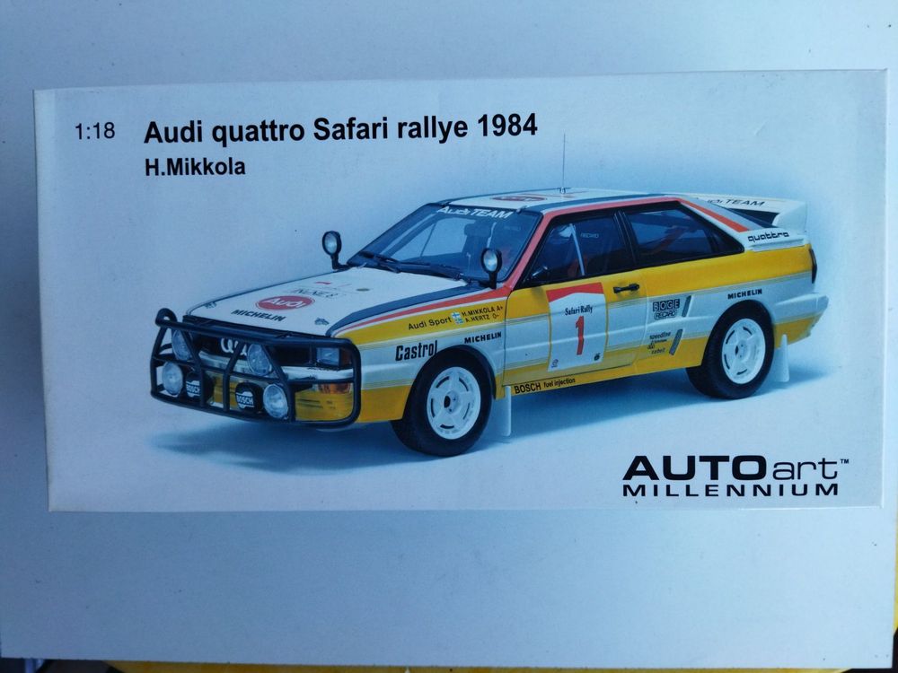AUTOart Audi quattro Safari rallye 1984 ミニカー AUTOart Audi