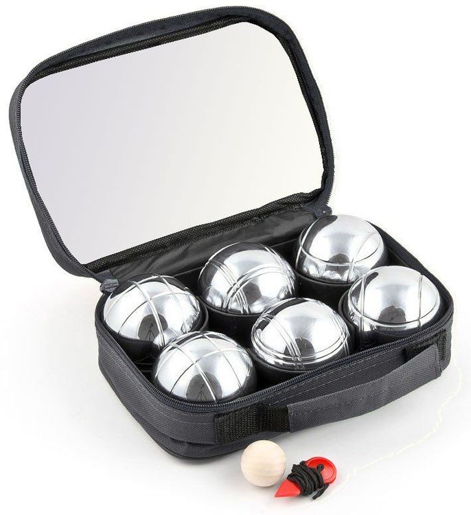 BOCCIA Pétanque BOULE SPIEL mit 6 Kugeln | Kaufen auf Ricardo