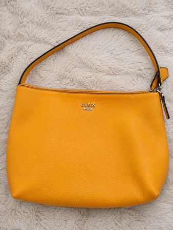 Sac épaule Guess - Jaune moutarde - Los Angeles 