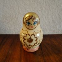 Russische Puppe Matroschka Holz bemalt Handarbeit USSR .