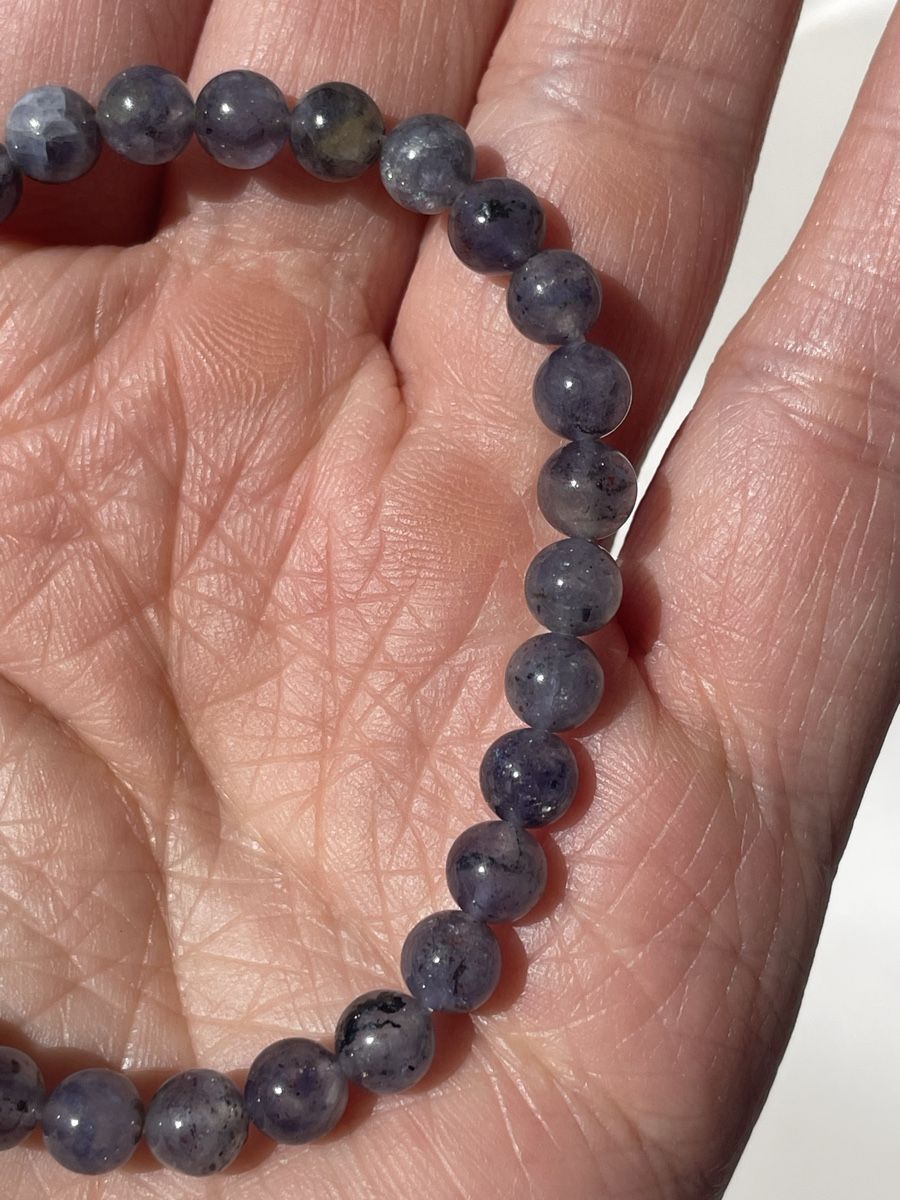 Bracciali & Braccialetti: Iolith Armband, feine Kugeln, 6.5mm – Nuovo e nell'imballaggio originale da Schiers venduto da sisikristall