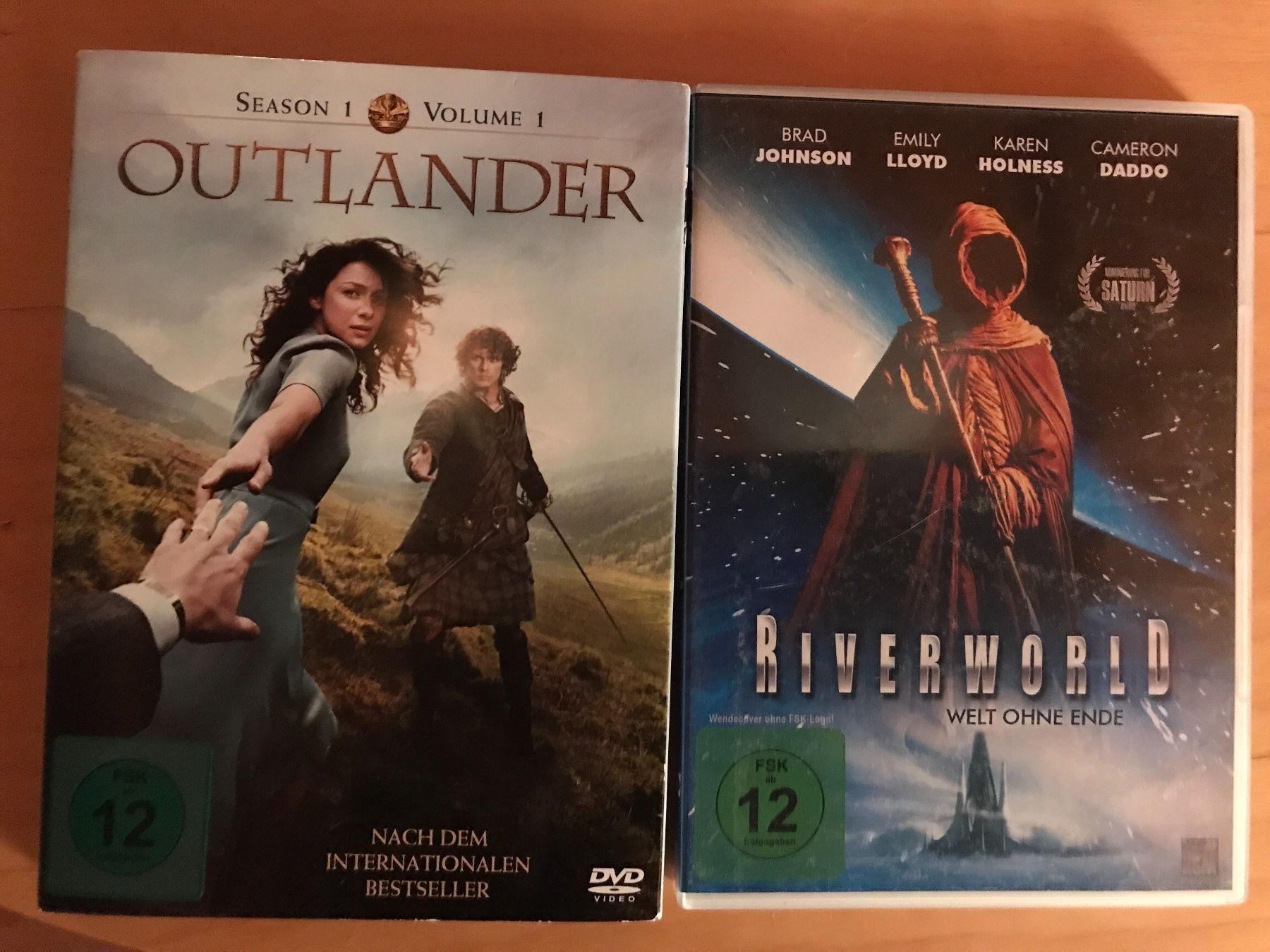 Tutti i DVDs: Outlander Season 1, Riverworld – Usato da Schliern b. Köniz venduto da Corinu59