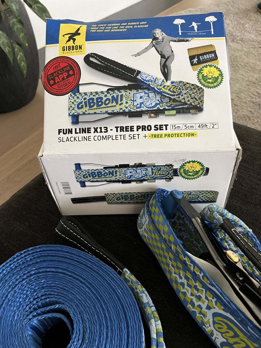 Leine & Halsband: Slackline Gibbon Fun Line X13 Tree Pro Set – Neu (gemäss Beschreibung) aus Herrliberg von kevinvizner 1