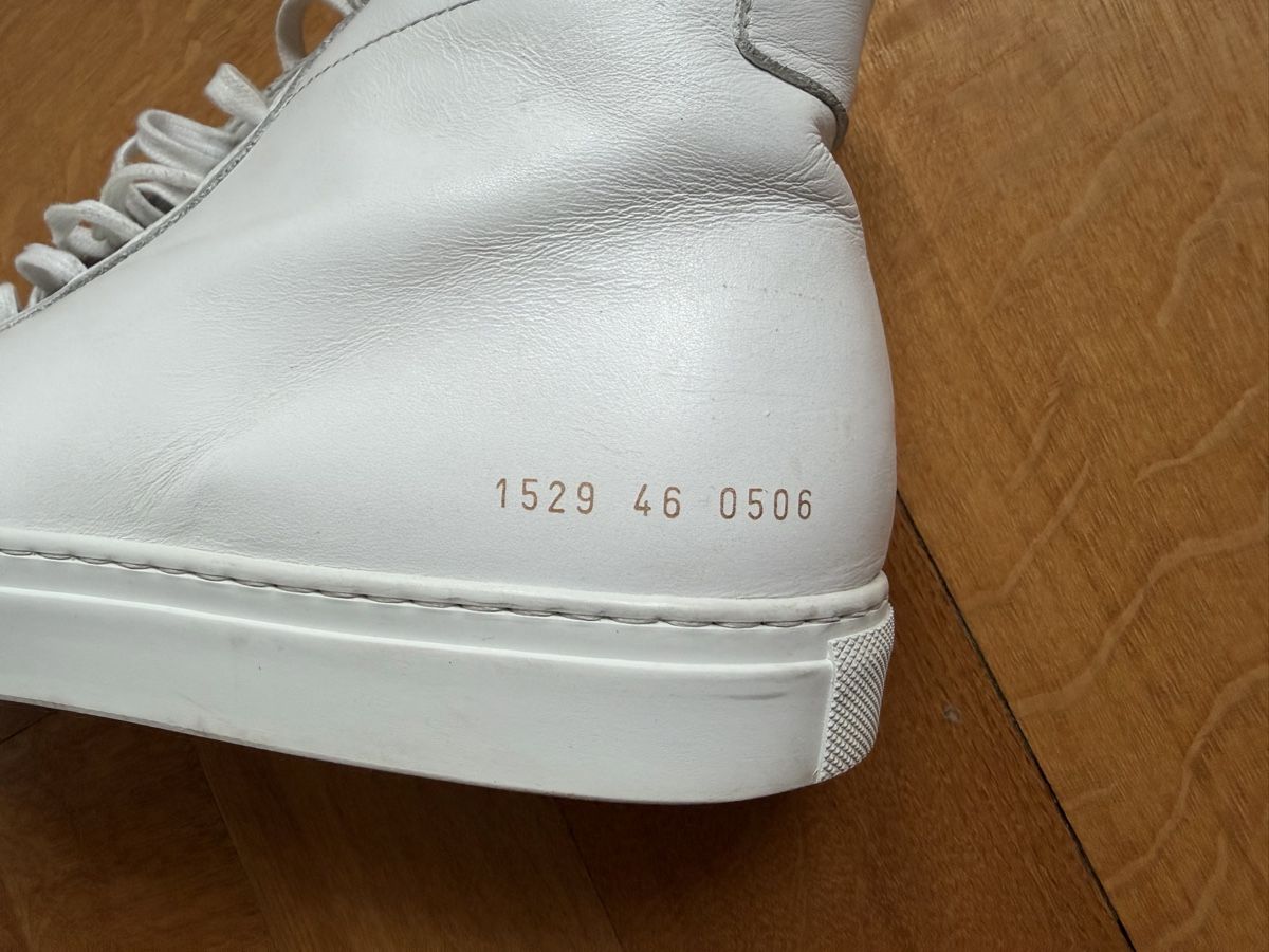 Scarpe da uomo: Common projects Achilles mid white eu46 – Usato da Lausanne venduto da steveoare 9