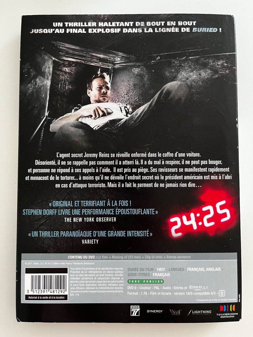 Tutti i DVDs: DVD Kidnapping Thriller suspens avec Stephen Dorff – Usato da Veyrier venduto da Deniro2 1