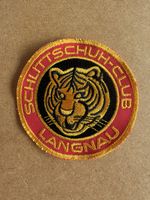 Stoffabzeichen Schlittschuh-Club Langnau Tiger gestickt SCL