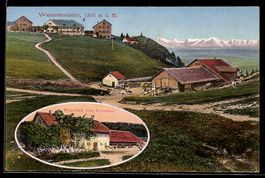 AK Weissenstein, Gasthof zum Sennhaus, Gebirgspanorama