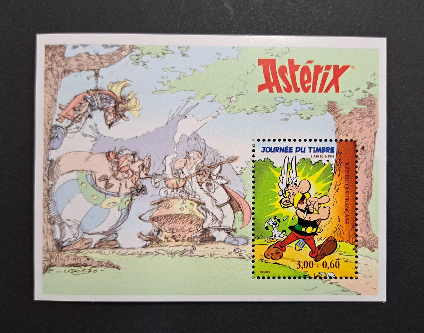 Tutti i francobolli: Kleinblock Asterix, Frankreich 1999 – Nuovo e nell'imballaggio originale da Unterägeri venduto da PhilatelieStudiger