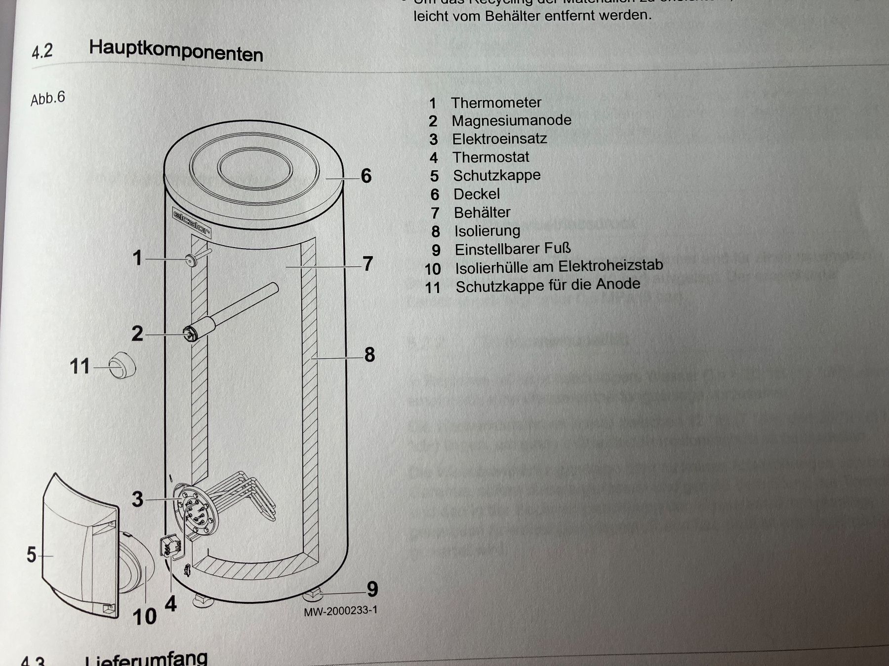 Sanitari: Stand-Warmwasserboiler Elcalor 200l – Usato da Schüpfen venduto da hes_w5ml 3