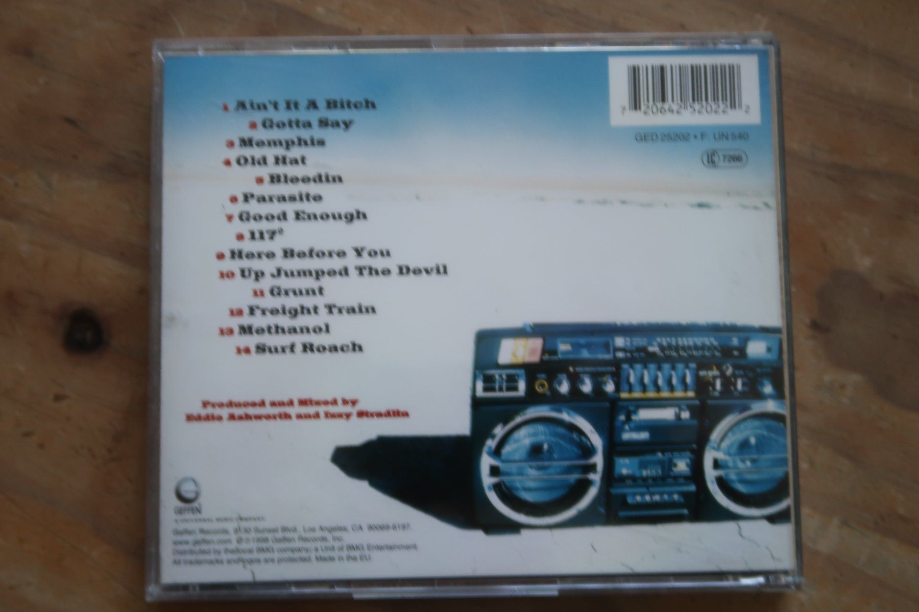 CD: IZZY STRADLIN - 117° - EX- GUNS N'ROSES - CD – Usato da Basel venduto da Patiscat 1