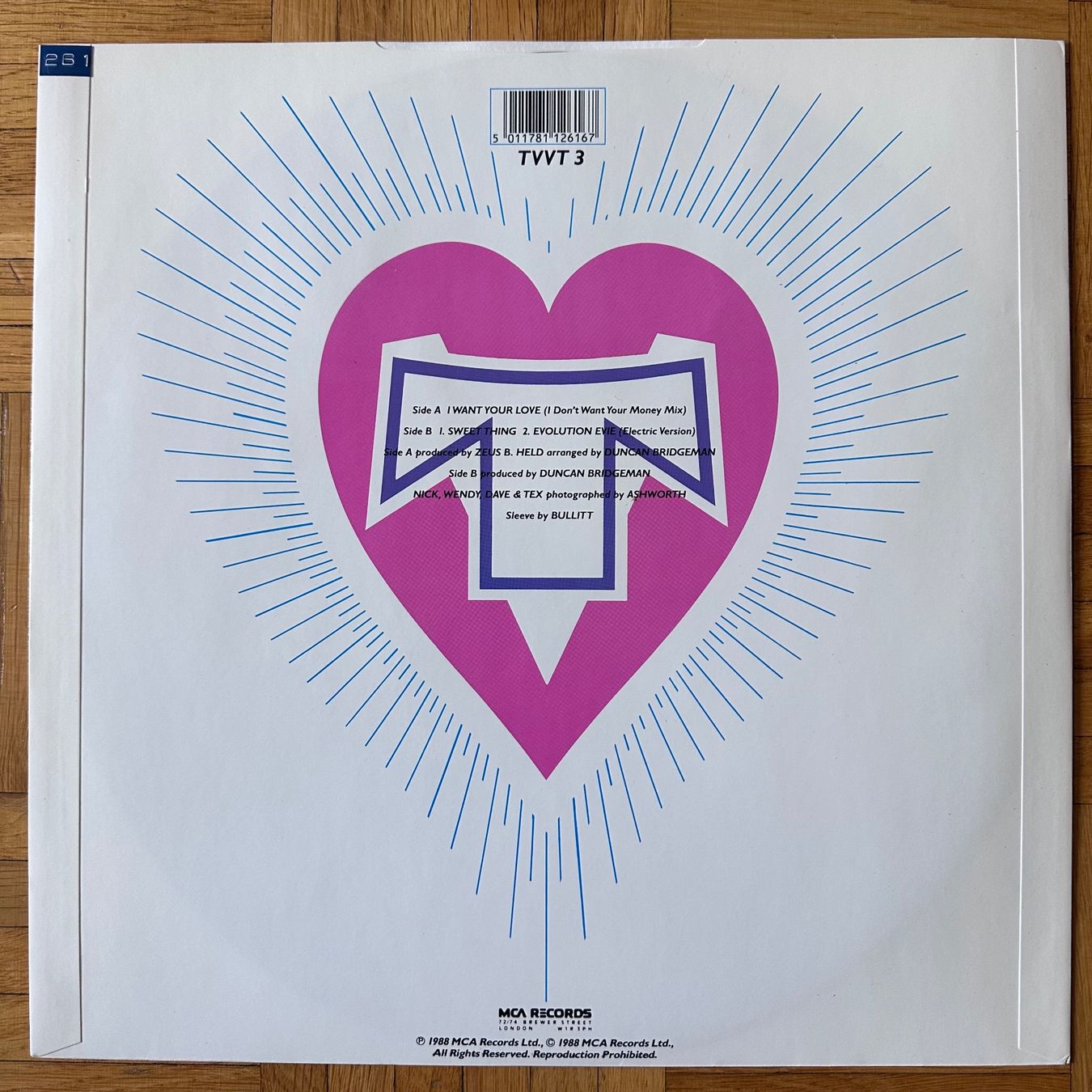 Dischi in vinile: MAXI - Transvision Vamp - I Want Your Love – Usato da Breganzona venduto da Onairda75 1