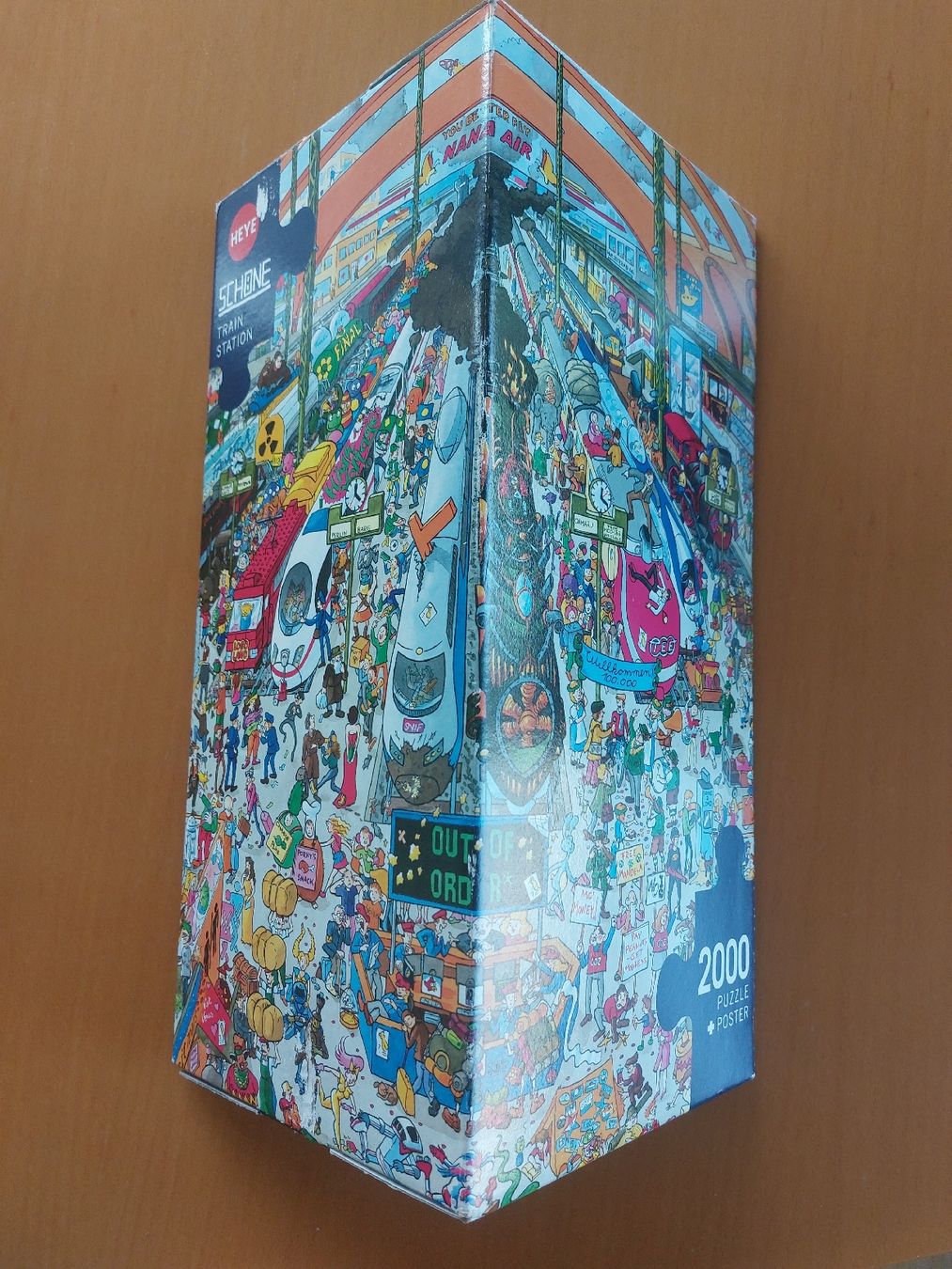 Heye Puzzle: HEYE 2000 Teile Puzzle "SCHÖNE TRAIN STATION" mit Poster – Usato da Baden venduto da BanaBoutique