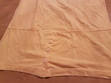 T-shirt - tunique orange pastel taille L