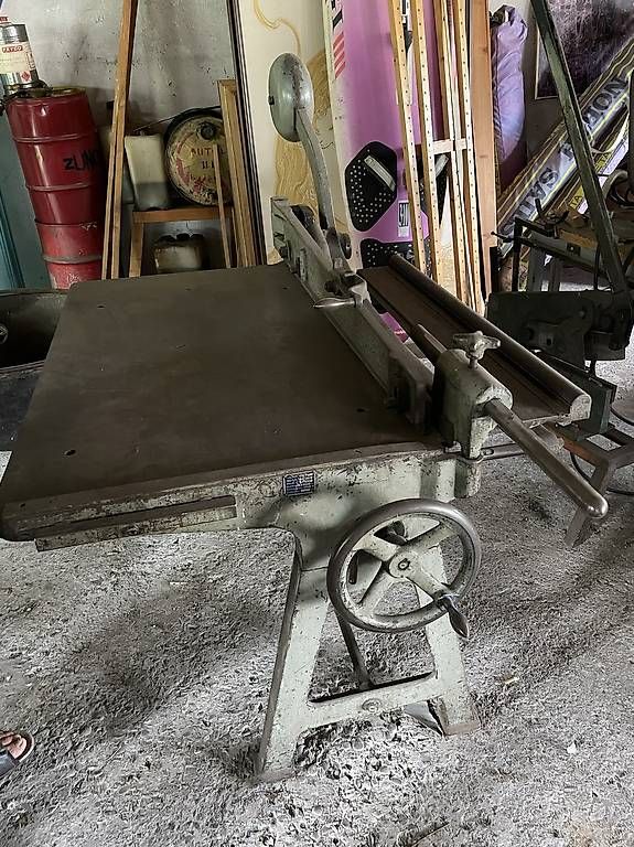 Tutti gli attrezzi: Blechschere 1020 mm  massive Werkstattmaschine – Usato da Sevelen venduto da Guscha 2