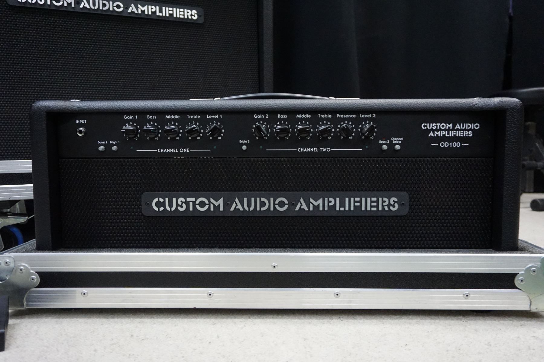 Amplificatori: Custom Audio Amplifier OD-100 4x12 Cabinet – Usato da Ortschwaben venduto da Musictrade 1