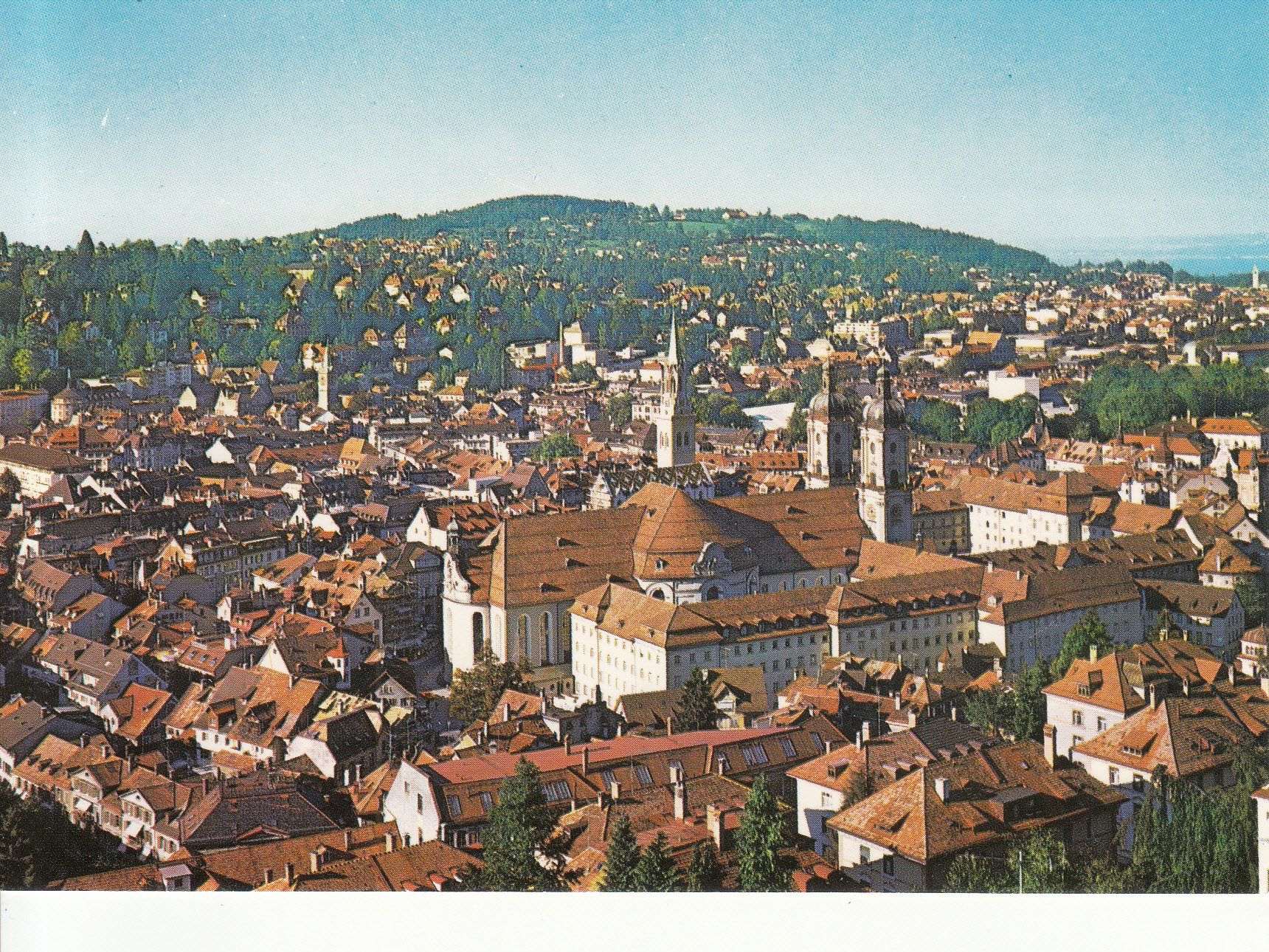 Cartoline postali: St. Gallen um 1980 – Usato da Bürglen TG venduto da StampGraf