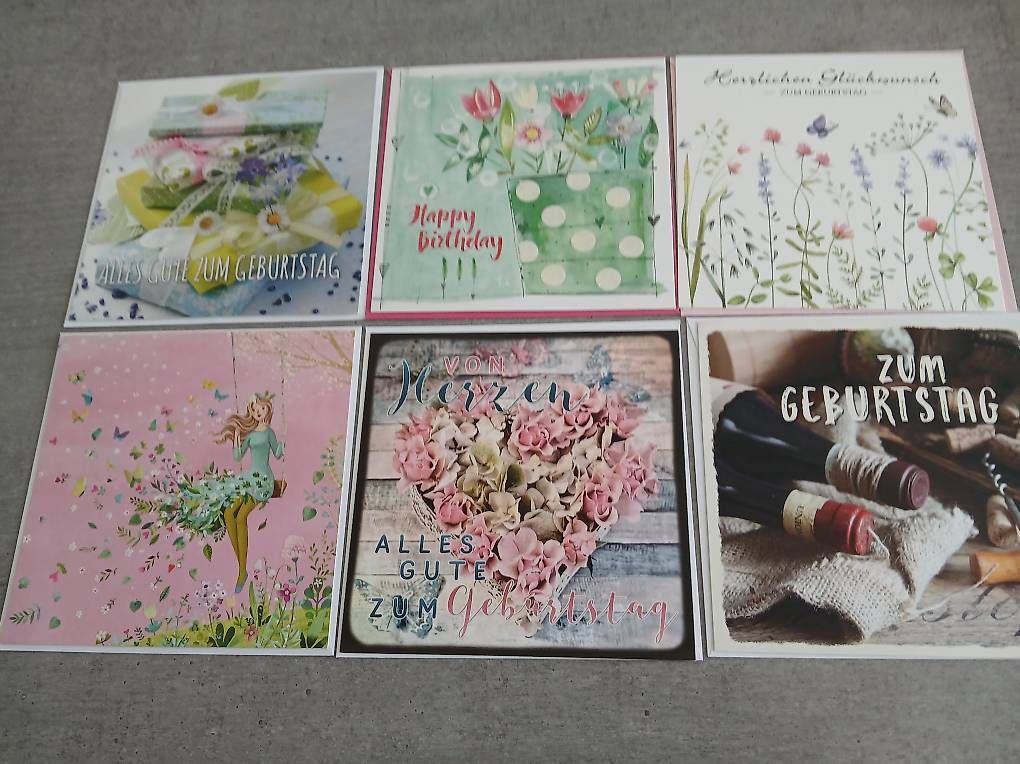Cartoline: 6 Postkarten mit Couverts – Usato da Flawil venduto da August023 2