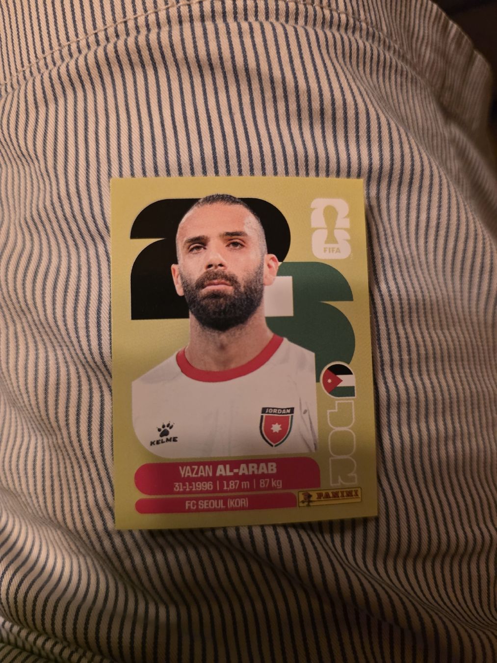 Panini Cartes à collectionner: Panini WM 2026 JOR 5 Al-Arab – Neuf (Voir description) à Romanshorn par leeh78