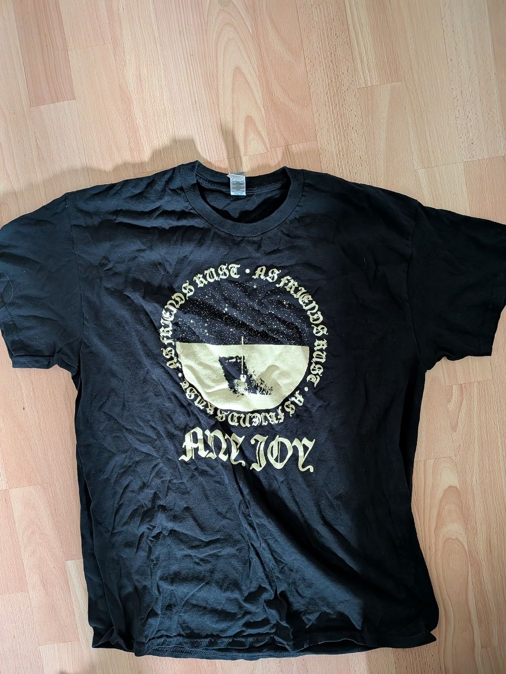 T-shirt: As Friends Rust any joy tee Large – Usato da Adliswil venduto da danfarrar