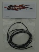 Silikonkabel Kupferlitze AWG22 1m Schwarz