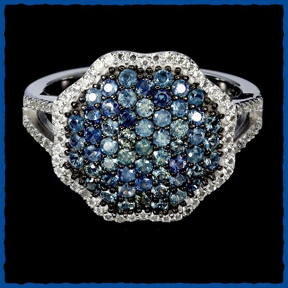 Anelli: ♛ Saphir 925 Silberring – Nuovo e nell'imballaggio originale da Oberglatt ZH venduto da Hot-Spot 3