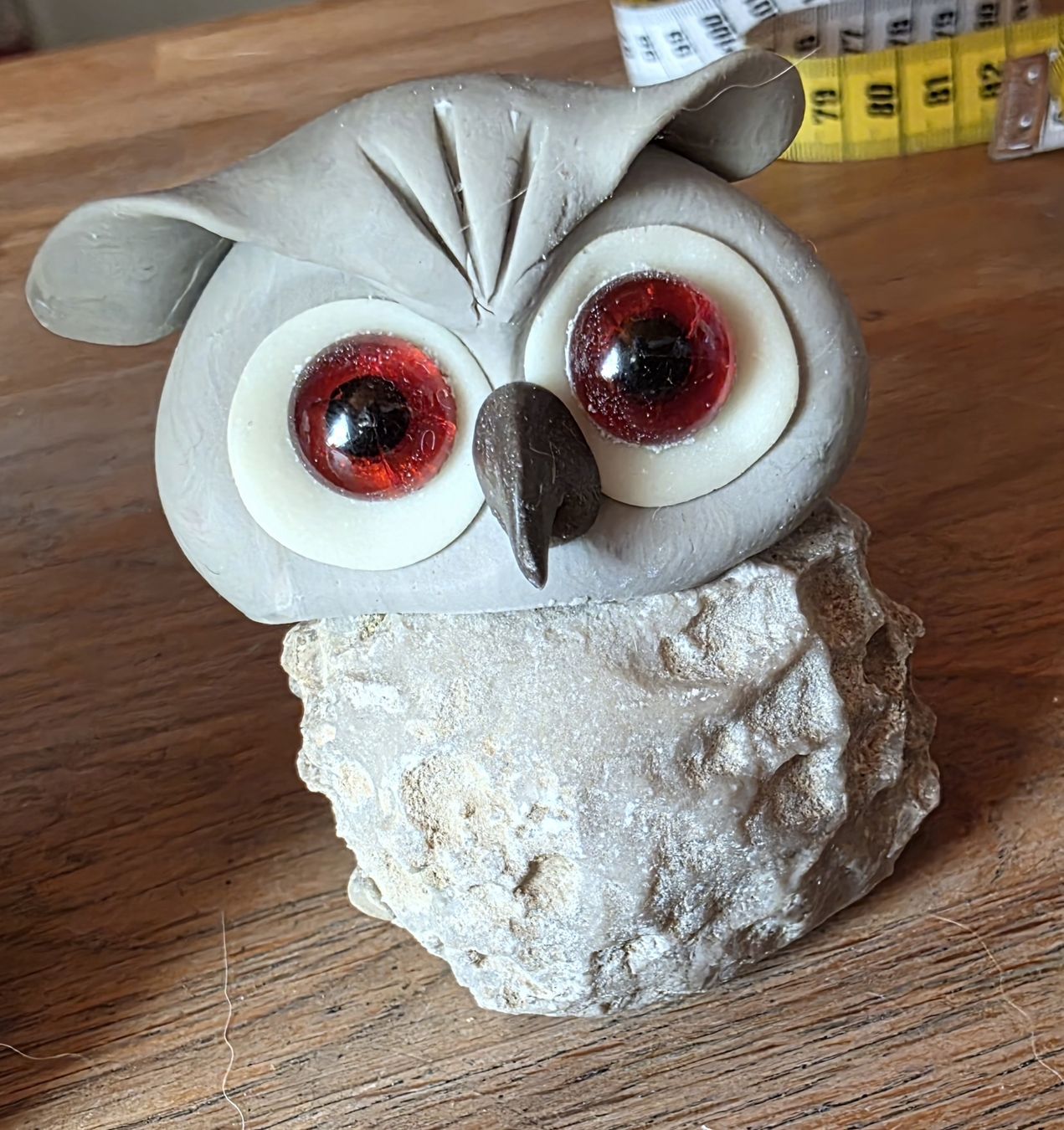 Statuette: Eule Figur ist ein Natur Stein Handgemacht Einzigartig – Nuovo (secondo la descrizione) da Rickenbach BL venduto da nicole611