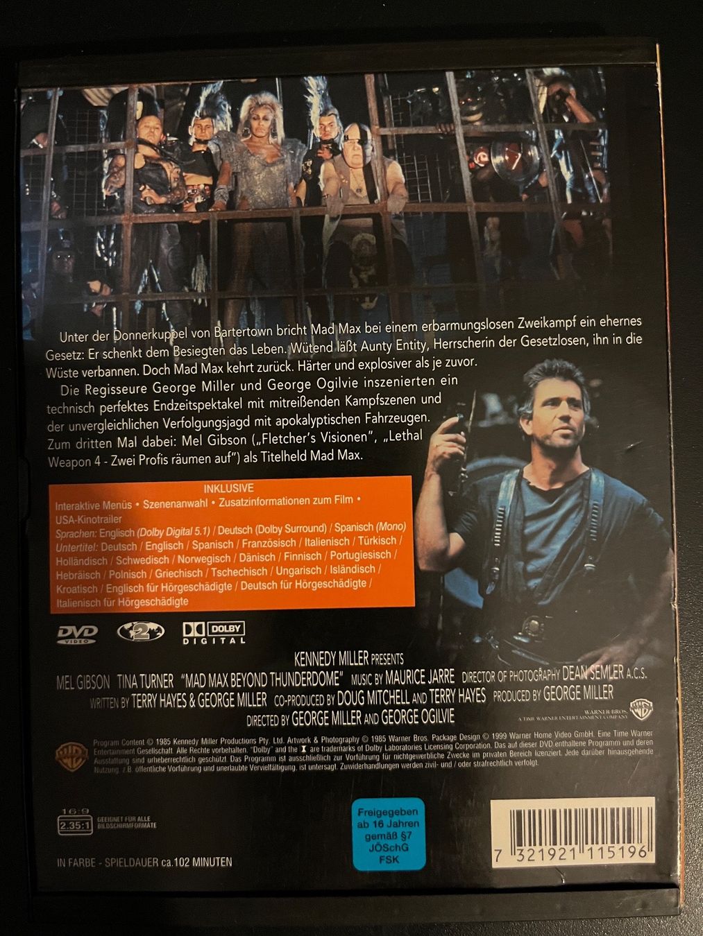 Alle DVDs: MAD MAX - Jenseits der Donnerkuppel DVD - Mel Gibson – Neu (gemäss Beschreibung) aus Sierre von black.box 1