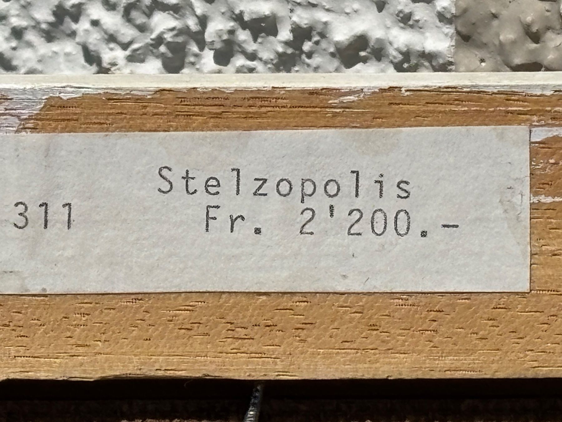 Dipinti: Ölbild Ruedi Vismara "Stelzopolis" Surrealismus – Usato da Hinwil venduto da DaniBachman 3