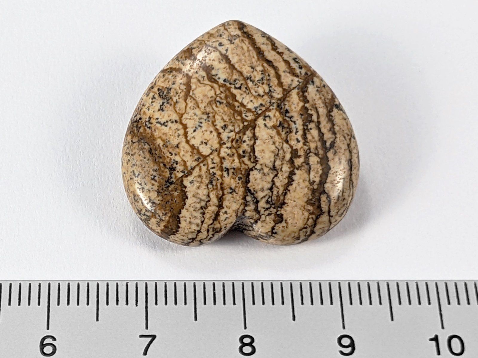 Minerali & Pietre curative: Landschaftsjaspis Herz 25mm – Nuovo e nell'imballaggio originale da Meilen venduto da StoneGarden 1