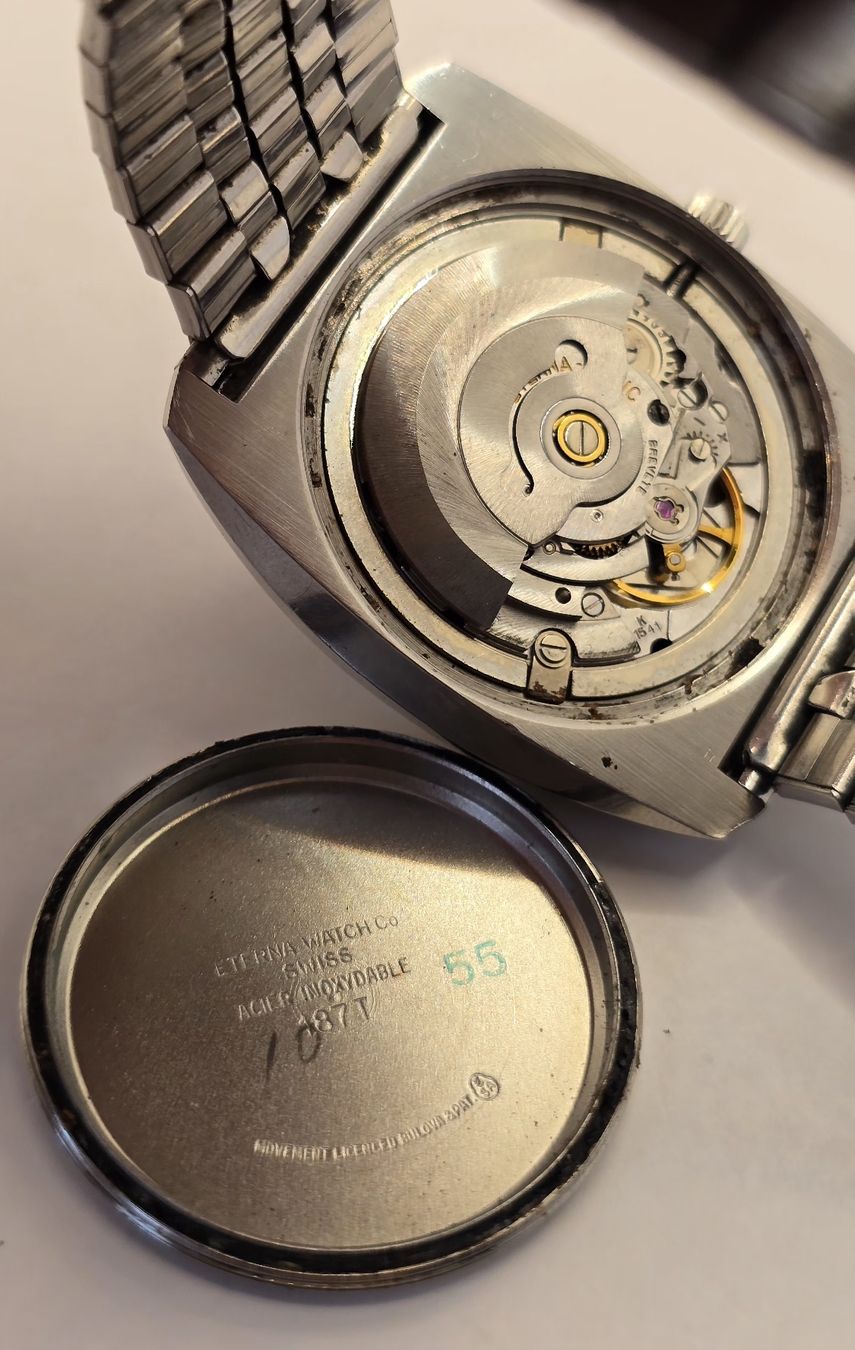 Eterna Uhren: Eterna-Matic 2002 Automatic Date 36,8mm – Gebraucht aus Minusio von AGSuhren 8