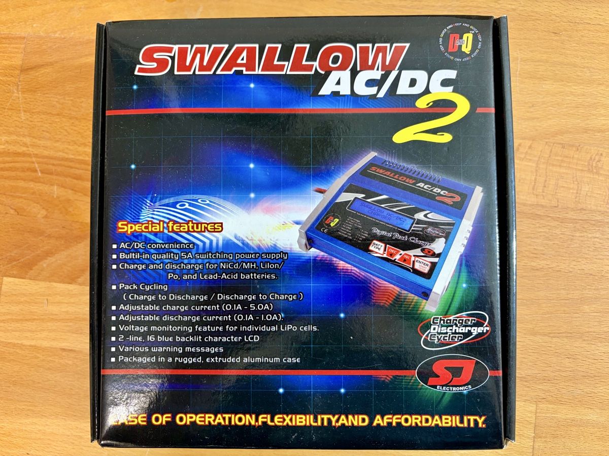 Batterie, Caricabatterie & Alimentatori: SJ Electronics Swallow AC/DC 2 Akku Ladegerät – Usato da Winterthur venduto da LB53 2