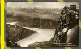 AK sw Monte Generoso TI Vista verso Monte Rosa ≈ 1925
