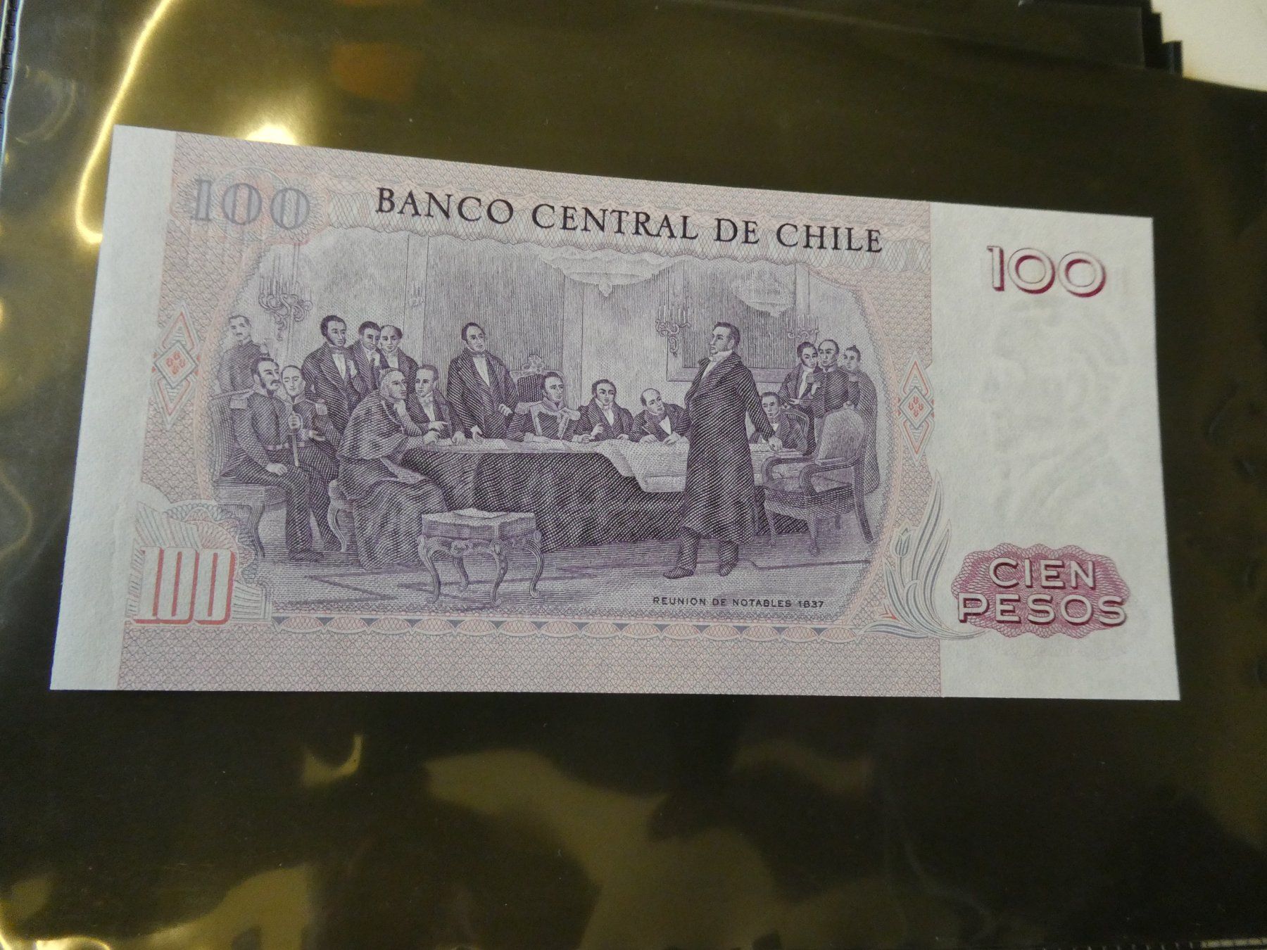 Billets de banque: Chile, alter Geldschein - ungefaltet – D'occasion à Hinterforst par rohusri 1