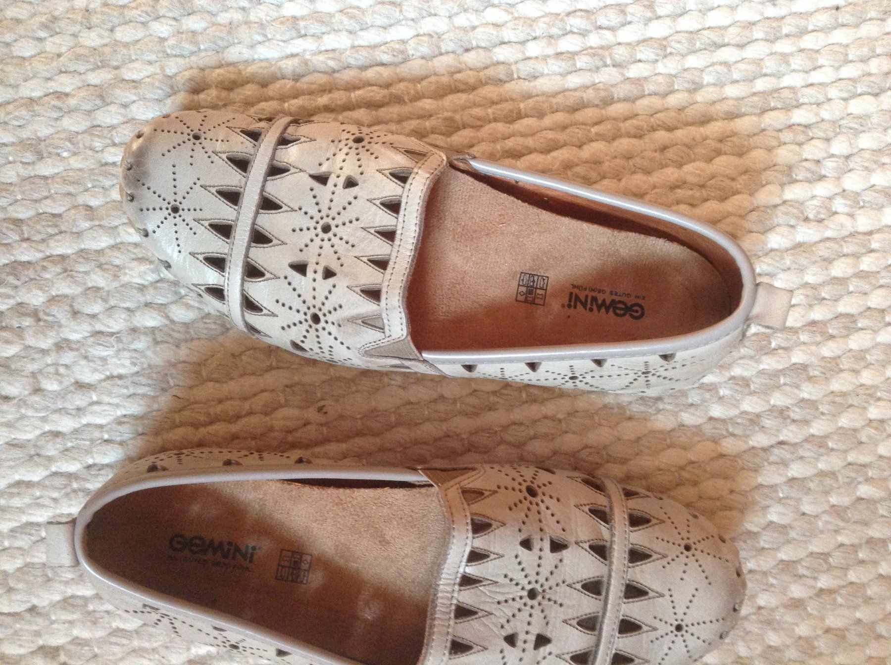 Damenschuhe: Echte GEMINI Leder Schuhe Ballerinas Halbschuhe Gr. 38 – Gebraucht aus Matten b. Interl von Sommerbrise12 4