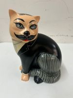 Sammler Katze Kunstharz Handbemalt signiert Rosy / Rose