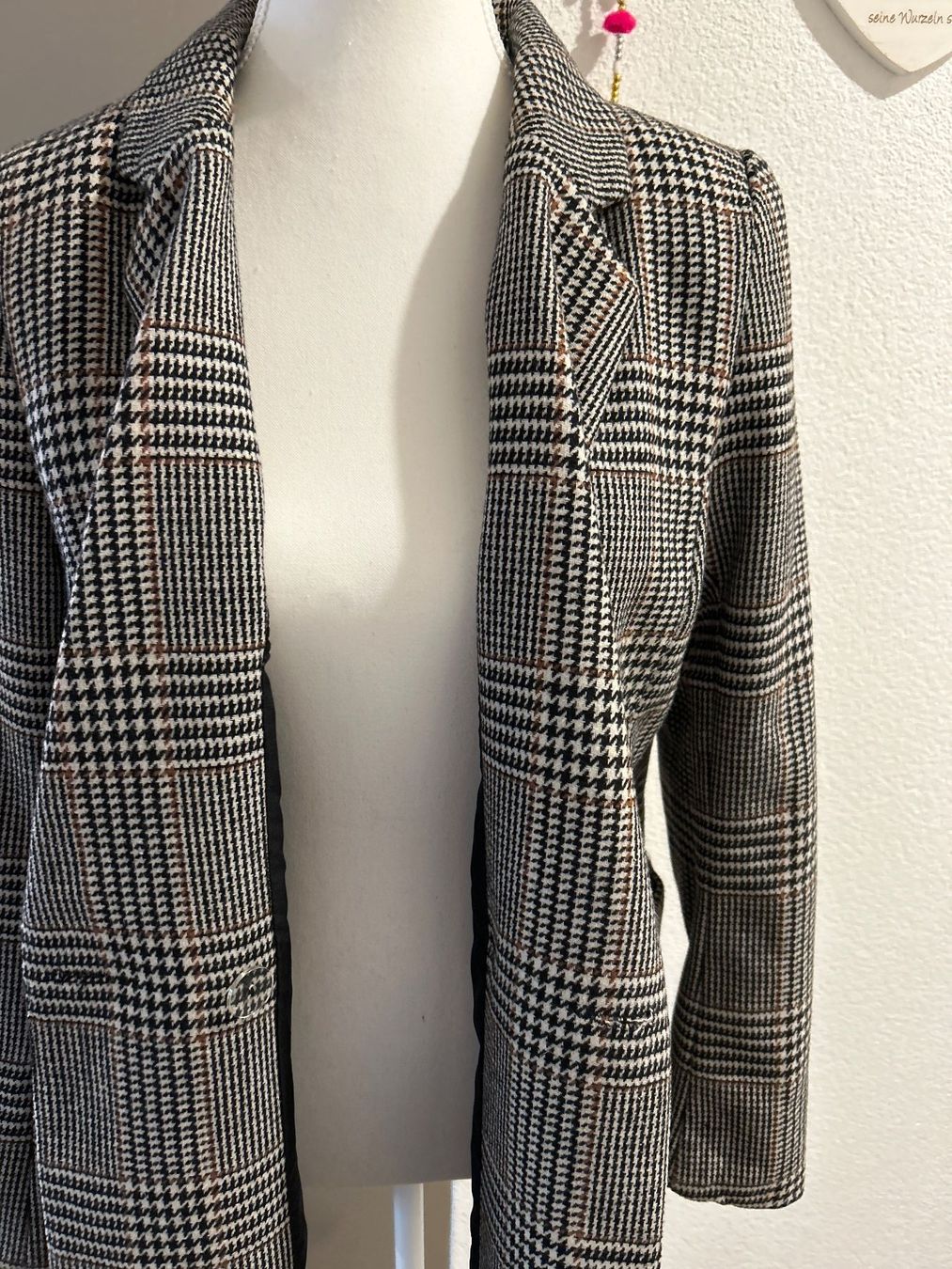 Giacche: Jacke kariert mit 24% Wolle – Usato da Brunnen venduto da Nala2929
