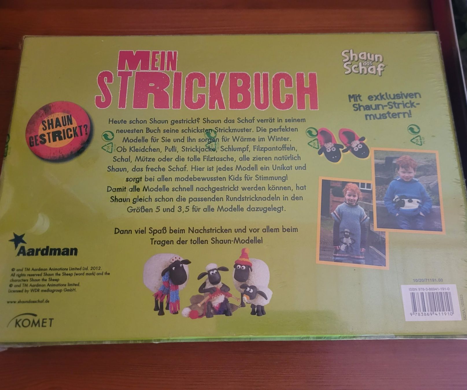 Bastelsets: *** Strickset - Shaun das Schaf *** – Neu und originalverpackt aus Bannwil von Turtle10 1