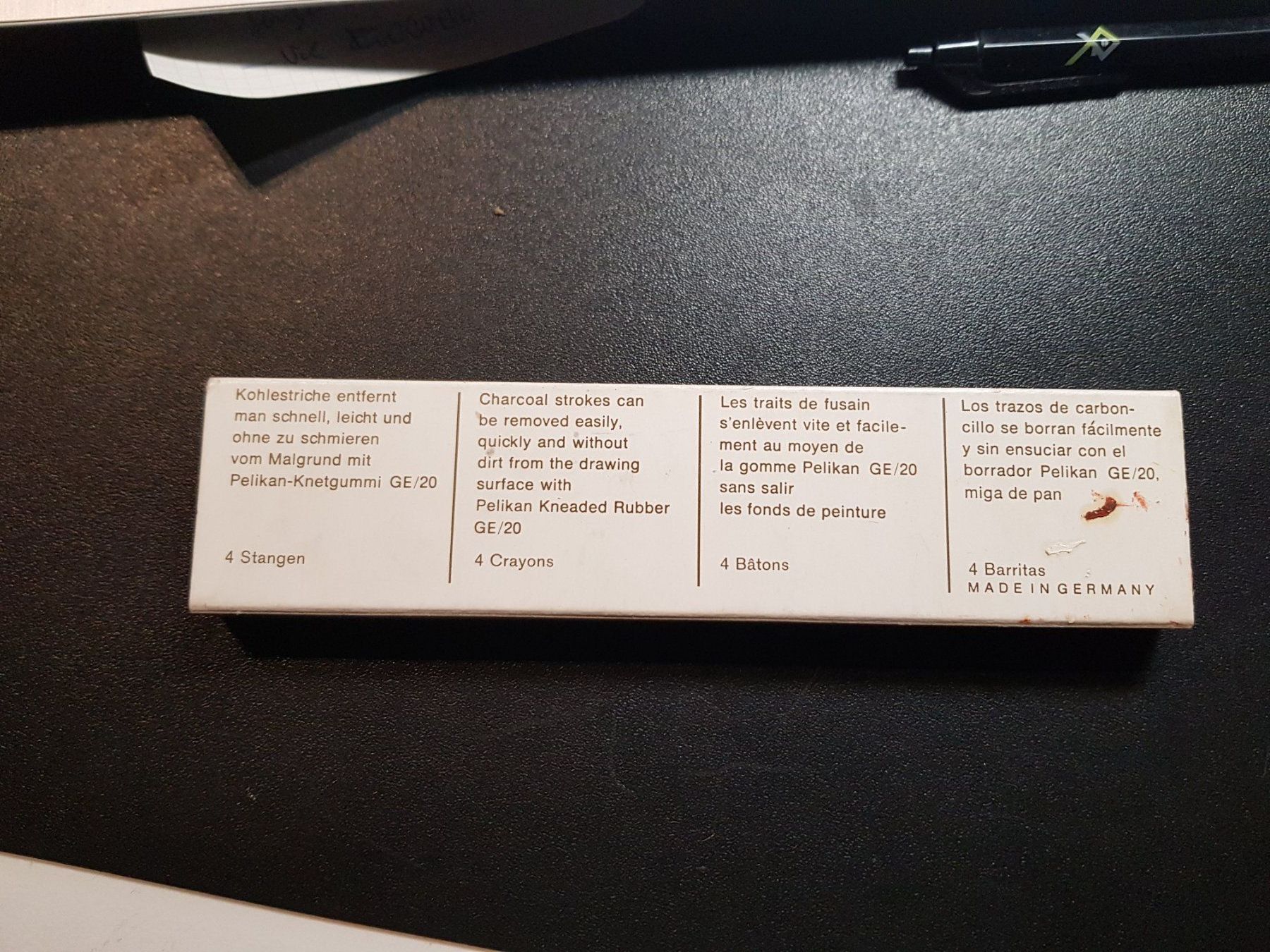 Pelikan Penna & Evidenziatori: alte Pelikan Zeichenkohle Charcoal Stift – Usato da Walterswil BE venduto da Lonitti 3