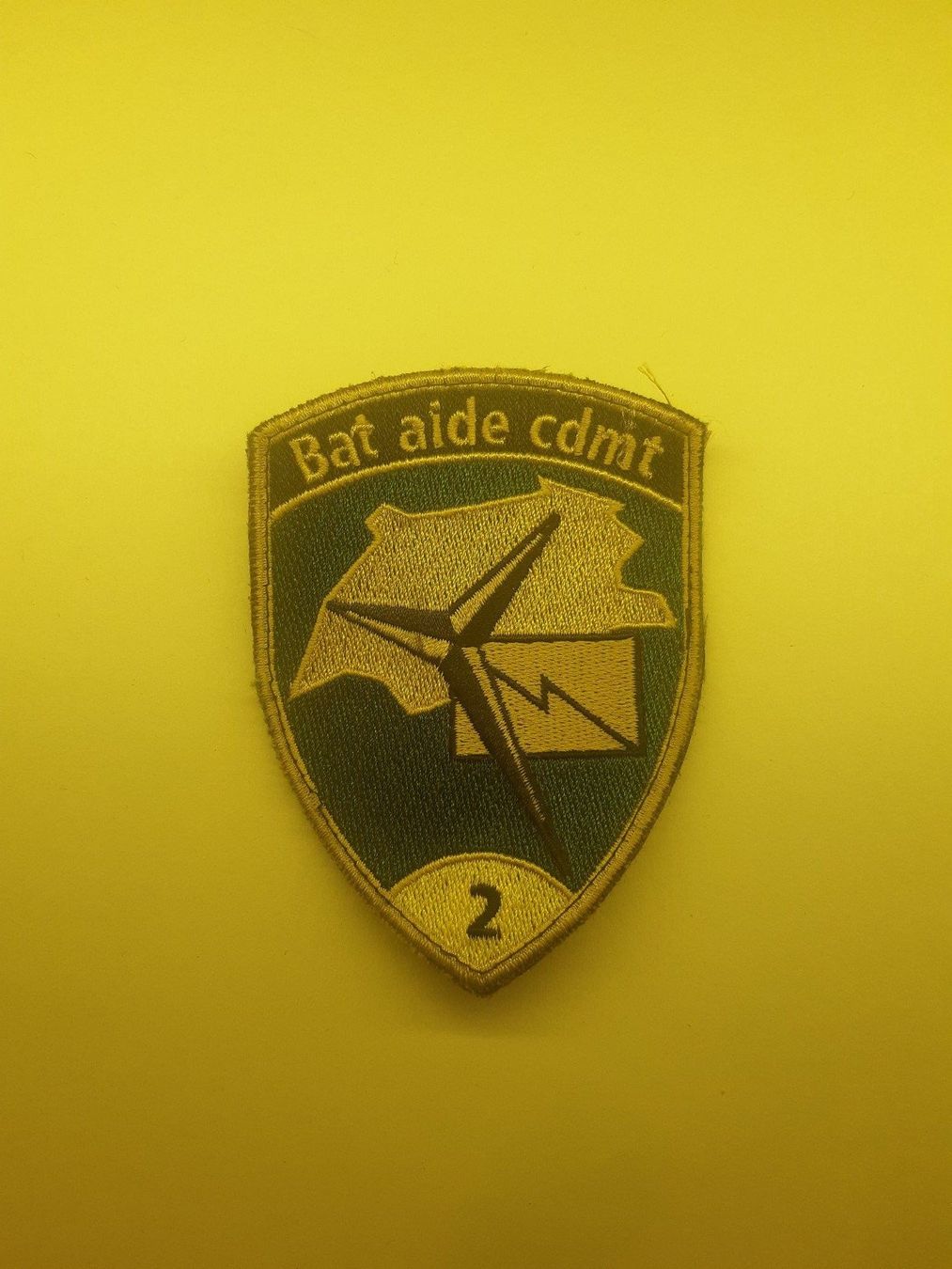 Schweizer Armee Placchette & Badge: BADGE ECUSSON MILITAIRE SUISSE BAT AIDE CDMT 2 – Nuovo (secondo la descrizione) da Domdidier venduto da baumeyer-seb