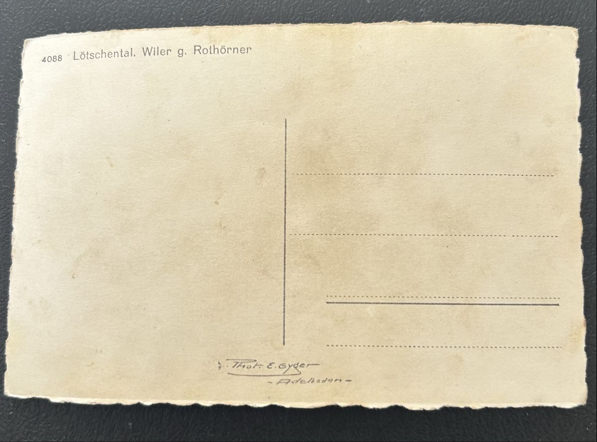 Cartoline postali: AK Wiler im Lötschental  – Usato da Horw venduto da Tellbub 1