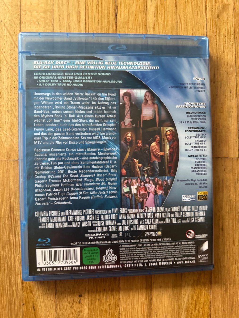 Tutti i DVDs: ALMOST FAMOUS. /FAST BERÜHMT. (BLU-RAY) – Usato da Basel venduto da san_2qlq 1