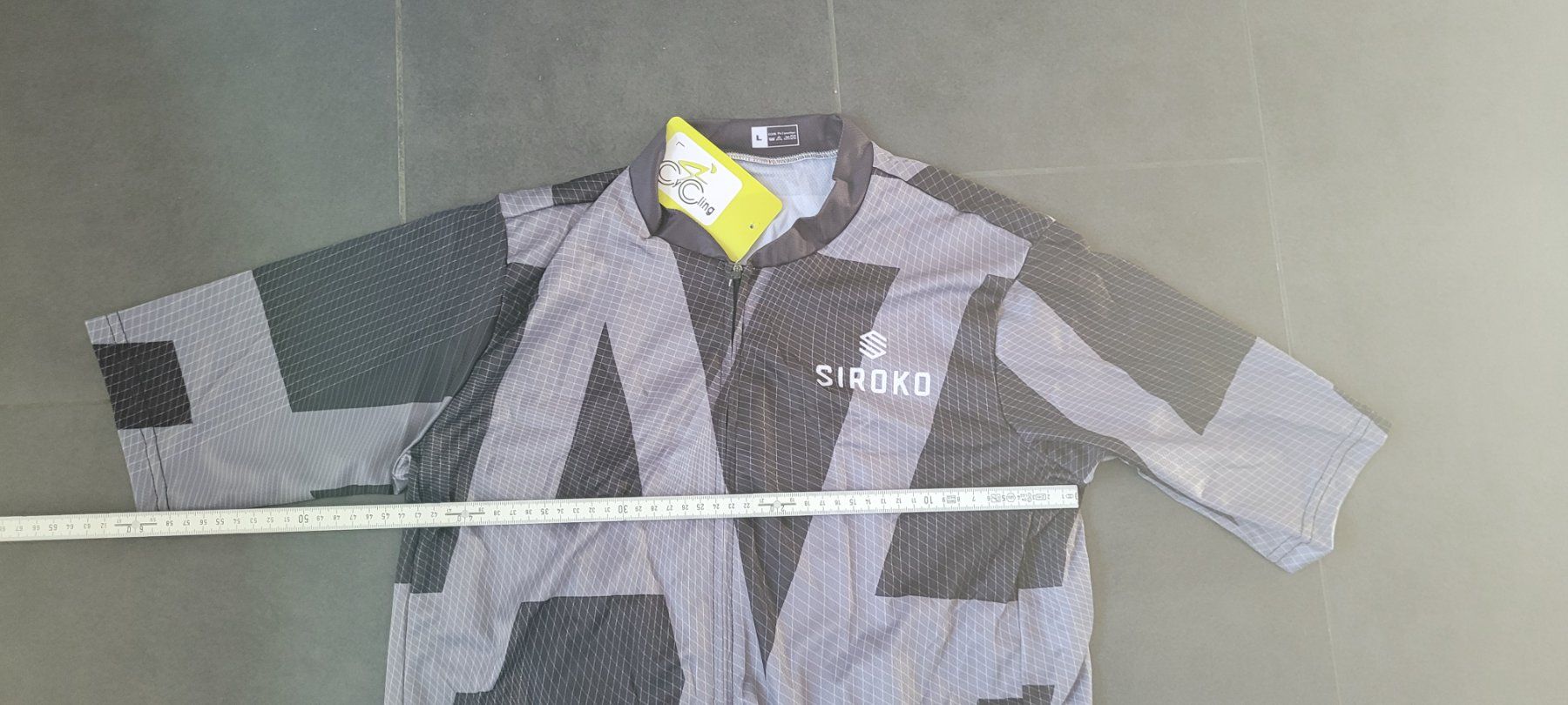 Canottiere & Pantaloni: Velotrikot grau / schwarz, Grösse L – Nuovo (secondo la descrizione) da Wittenbach venduto da Hase113 2