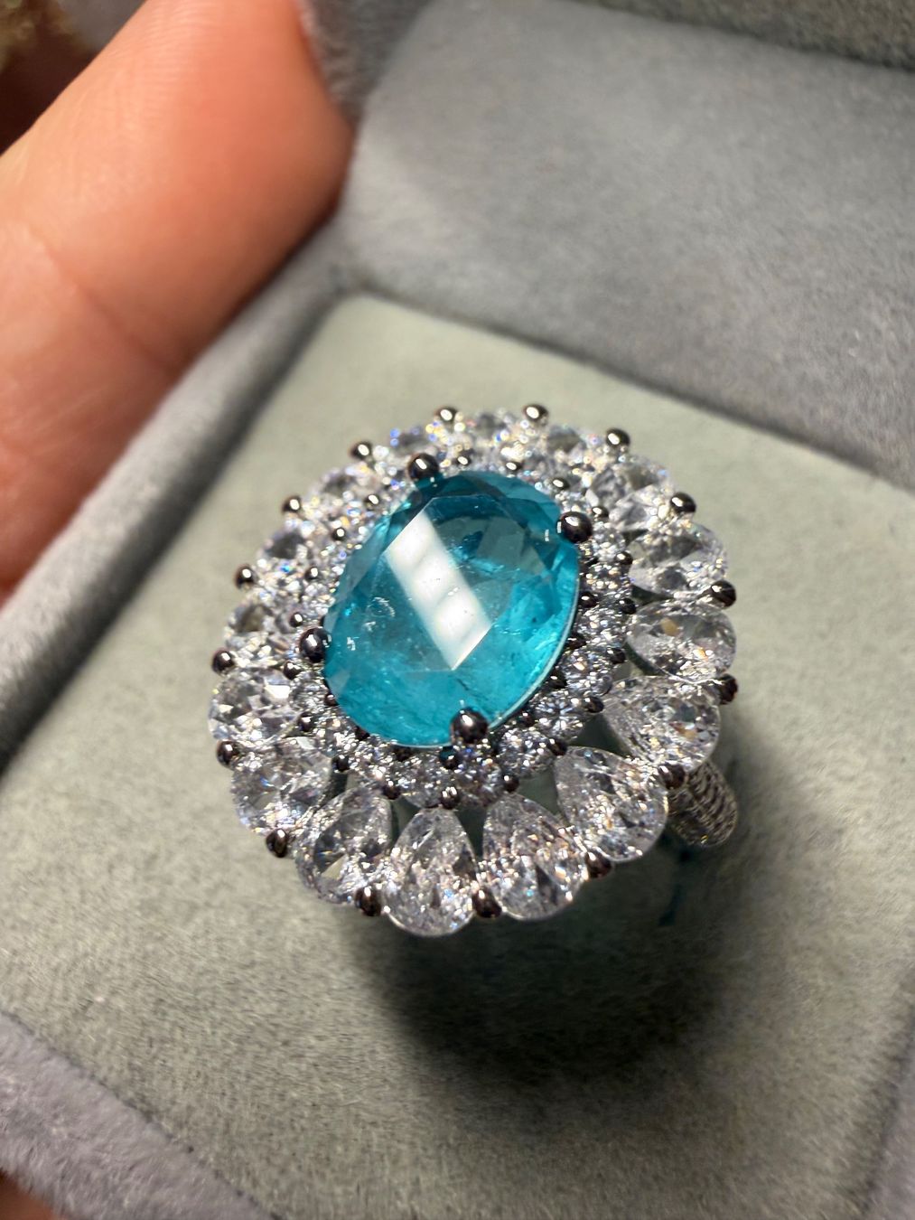 Anelli: Bague Lagune Paraiba – Nuovo e nell'imballaggio originale da St-Maurice venduto da Sandrinette123 1