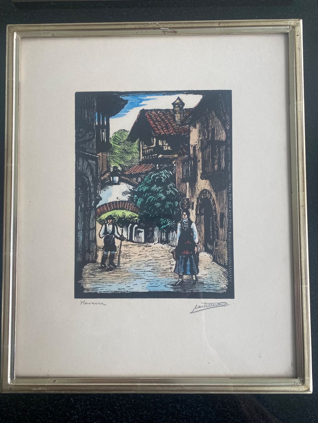 Grafica & Litografie: Juan Castells Marti, 1906 - 1995 Spanien – Usato da Buochs venduto da Chreschte2 1