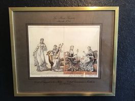 Voilà le Travail à la Mode, Lithografie altkol. Harriet 1803