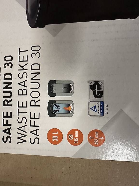 Cestini per rifiuti: neuer Durable Safe 330601 Papierkorb 30 l – Nuovo (secondo la descrizione) da Necker venduto da liq24 3